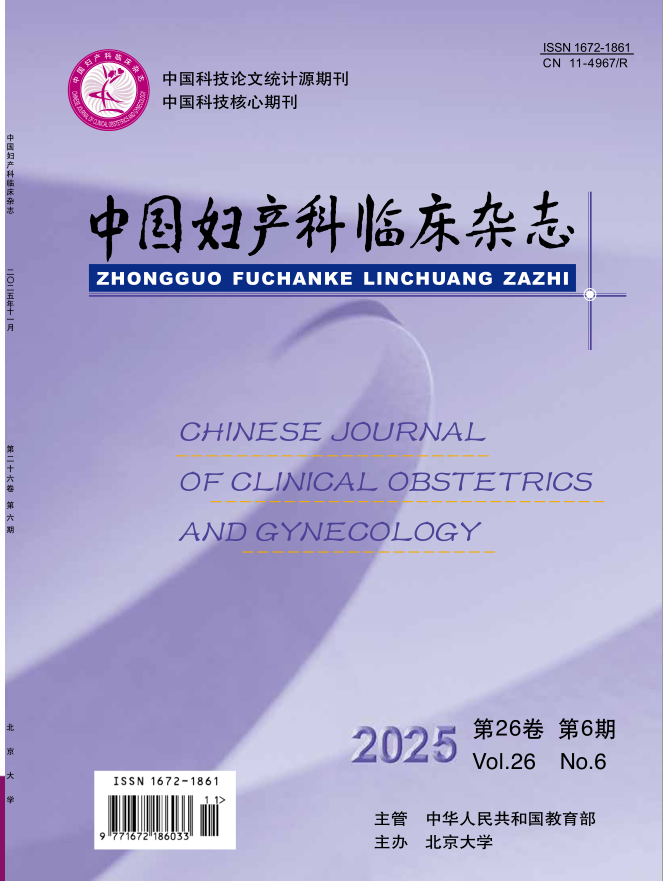 现代妇产科进展 cover