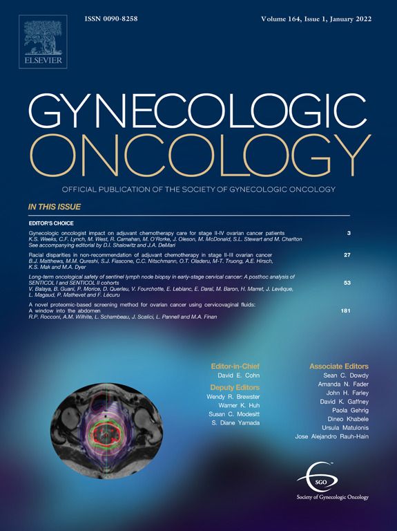 Gynecologic Oncology cover