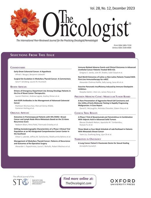 The Oncologist cover